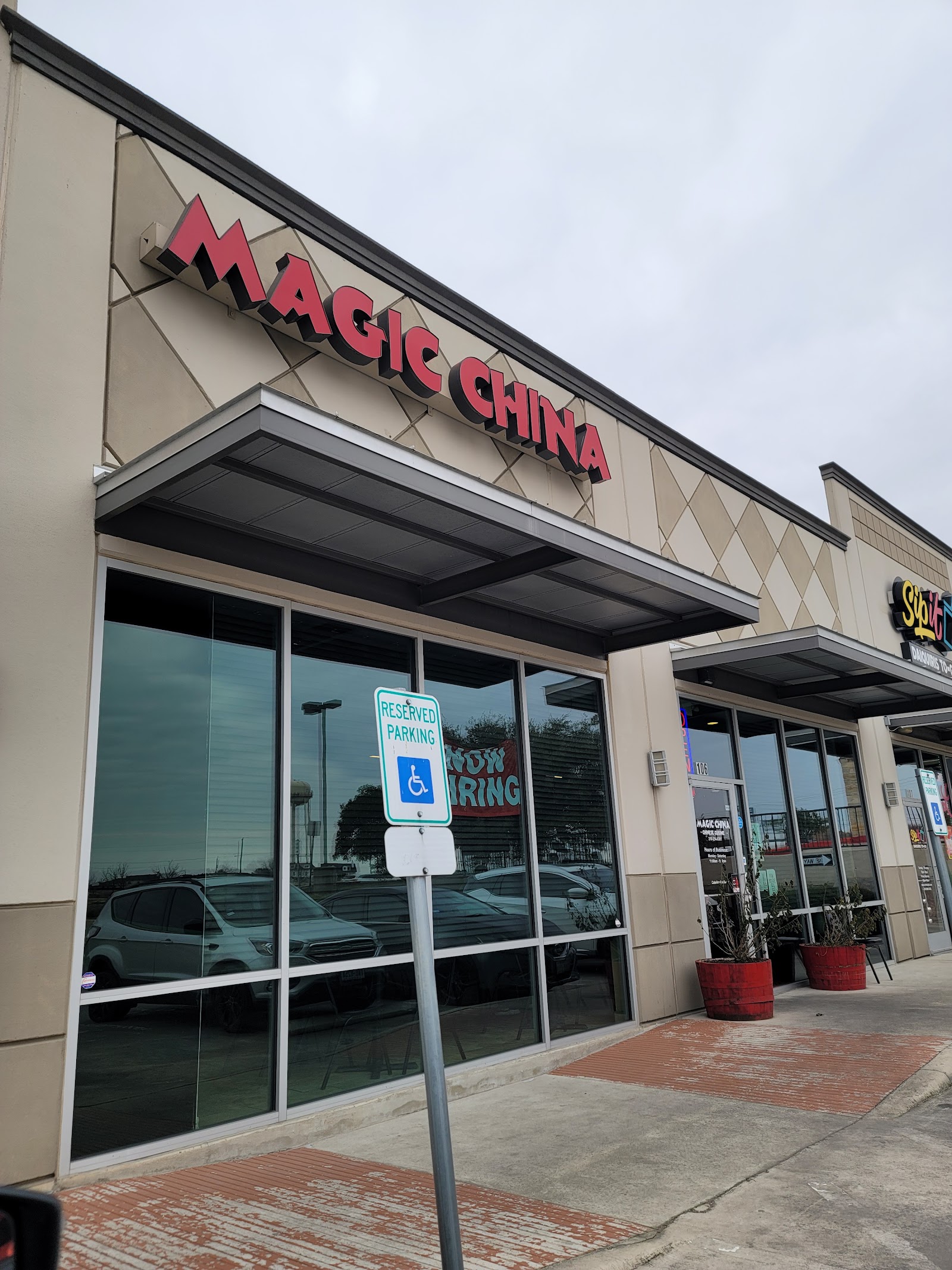 Magic China storefront and sign in Cibolo, Texas